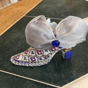 Large Limoges Box Shoe